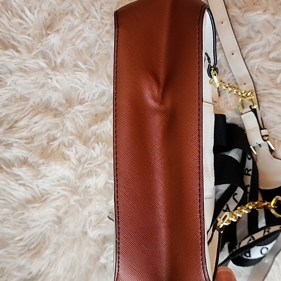 Marc Jacobs White and Black Logo Strap Mini Backpack - Picture 10 of 12